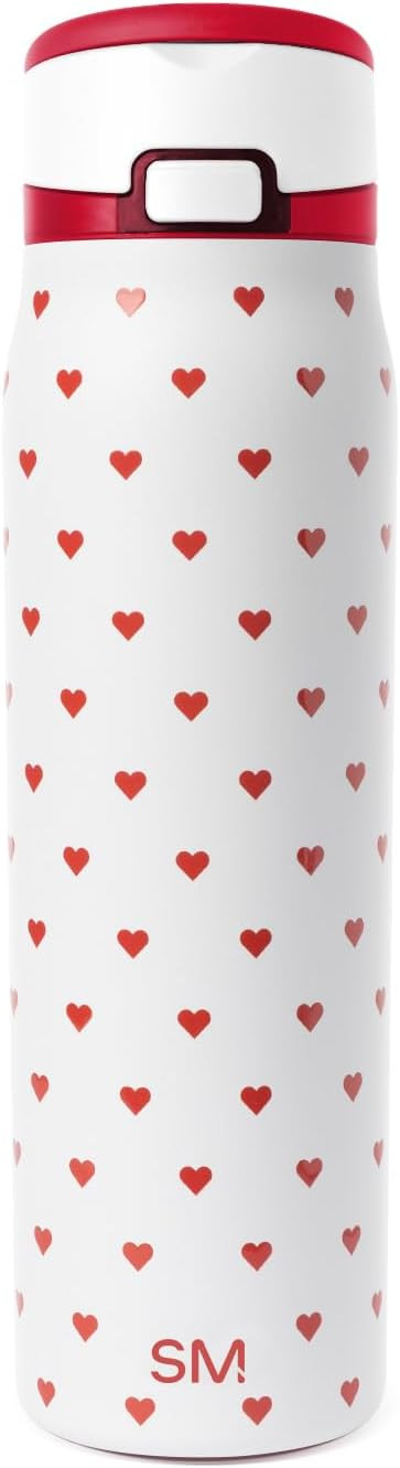 Simple Modern Valentine's Day Mesa Loop Water Bottle with Covered Straw and Handle | 30oz Cup Hol... | Amazon (US)