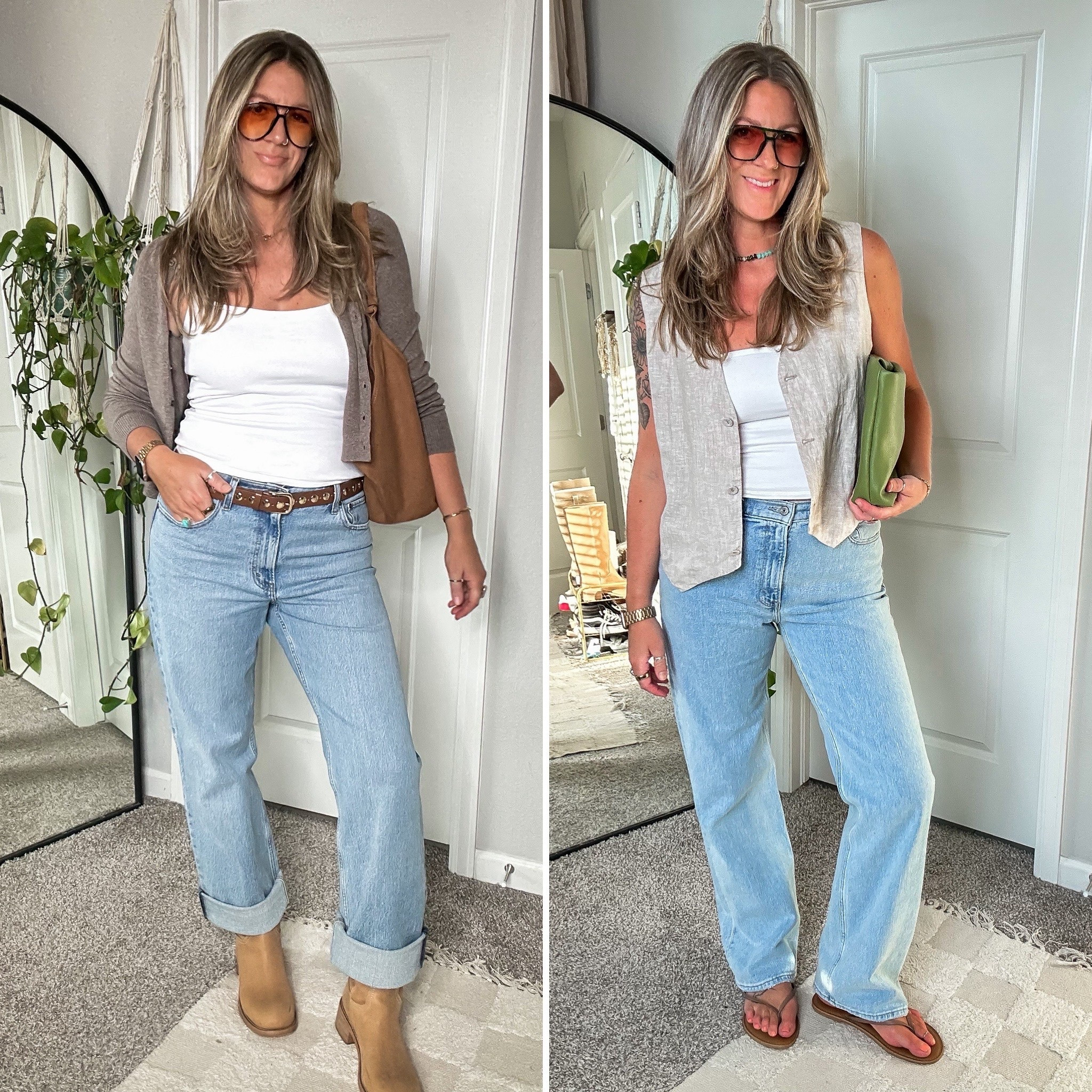 Extra 25% off with code: AFLTK (ends 9/29)
Large white tank, medium cardigan, large vest, 30 tall jeans, 11 reg boots, 11 wide sandals
 🇨🇦 links at the end! 

#LTKOver40 #LTKTall #LTKMidsize