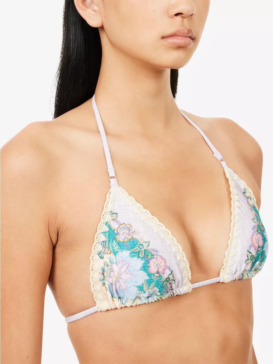 Indra Crochet-Detail Bikini Set | Selfridges