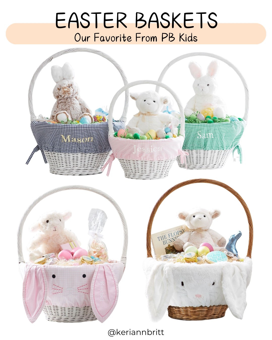 Our favorite Easter baskets and basket liners from Pottery Barn Kids - Personalized Easter Basket

#LTKSeasonal #LTKKids #LTKFamily