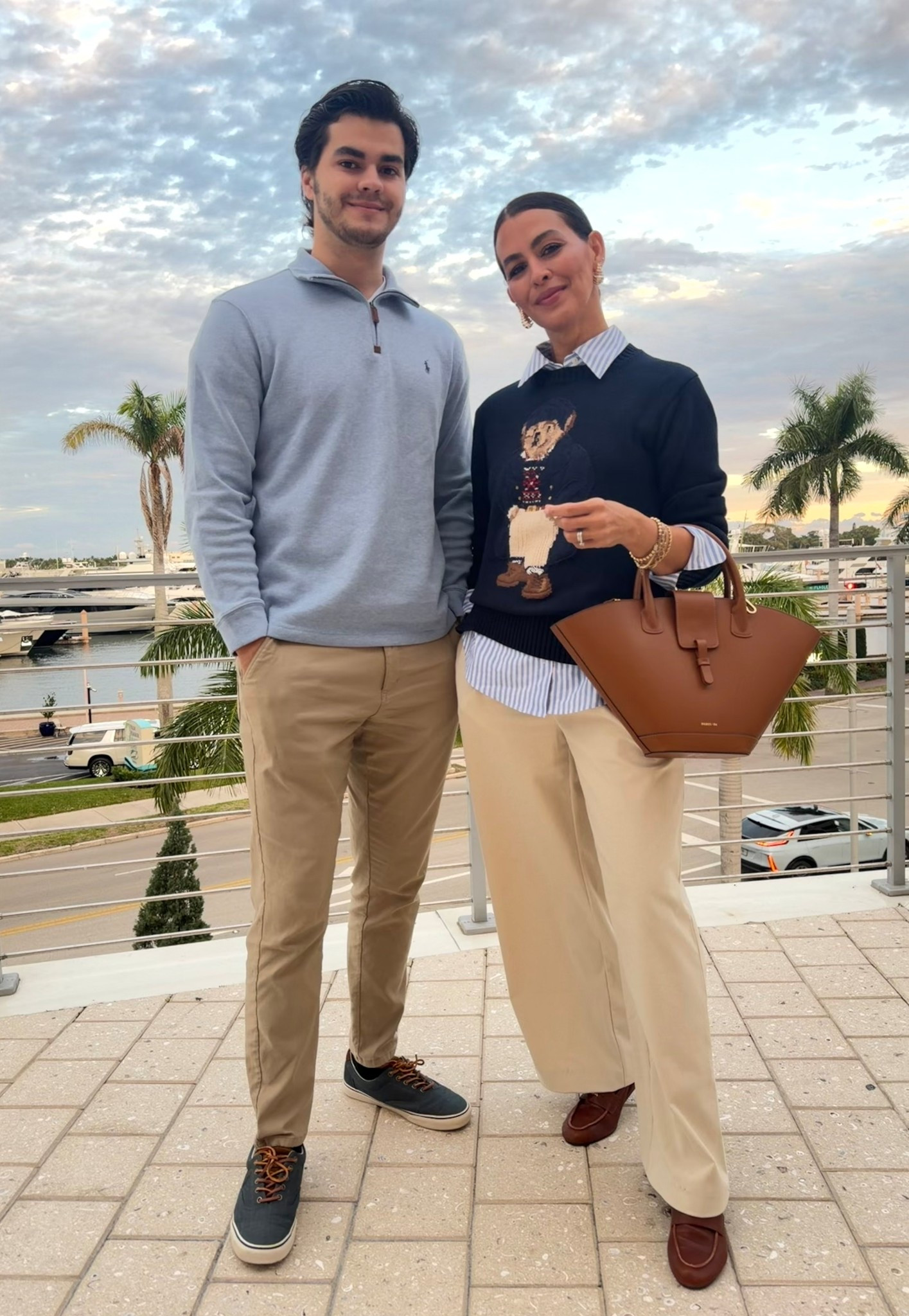 OOTD w/ my son! Outfit details and sizing⬇️
My outfit:
Sweater size M, pants size S.
Size down on shoes. Wearing a 8.5, usually 9-9.5. 
I’m 5’7” size s 130 pounds.
My son:
Size L in sweater. Shoes tts.
He’s 6’3"


#LTKOver40 #LTKSeasonal #LTKootd