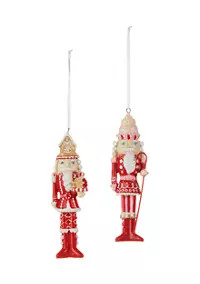 RAZ Imports Inc. Nutcracker Ornaments - Set of 2 | Belk