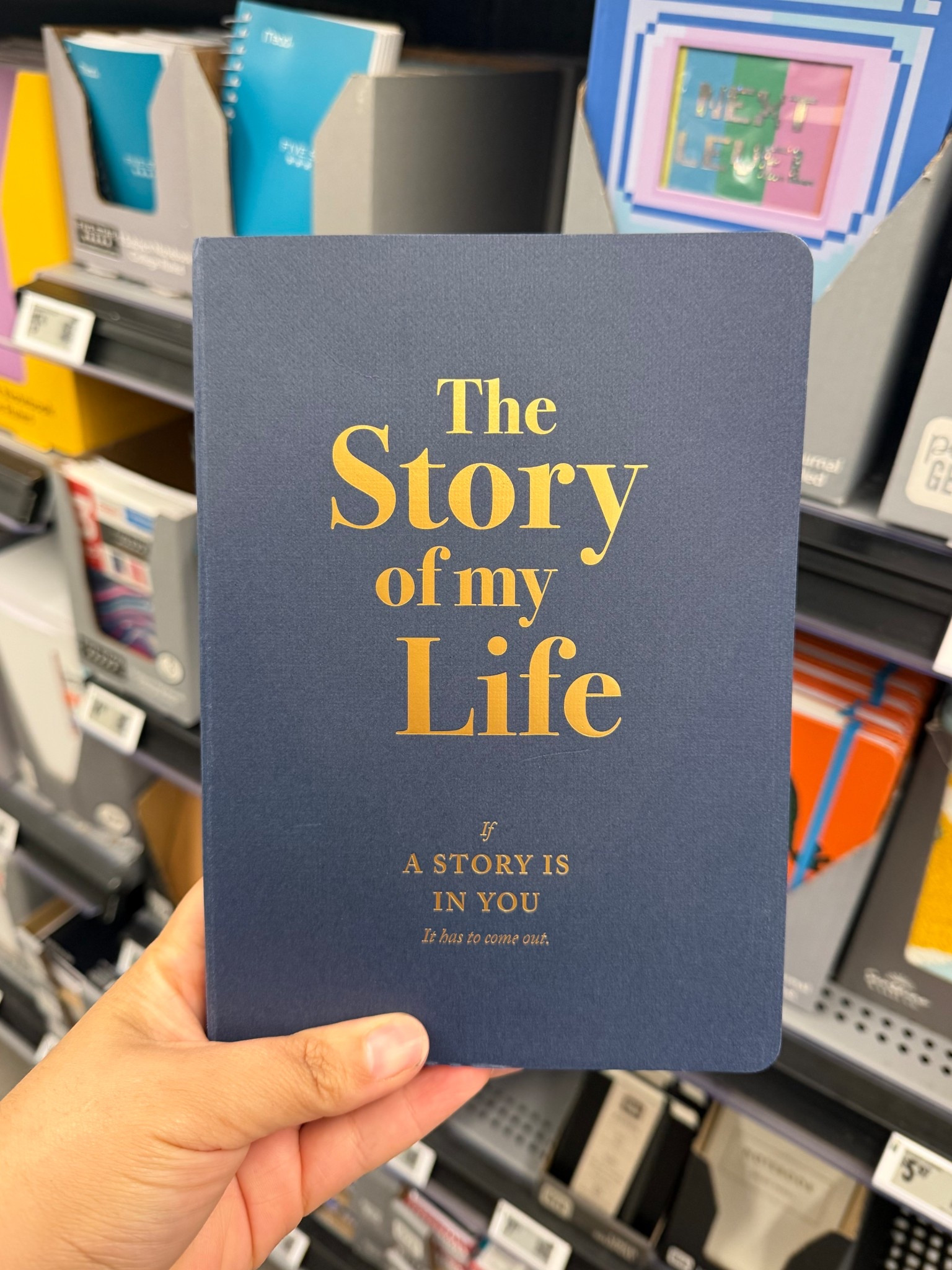 A perfect journal to write your life story. This caught my eye when browsing for a notebook at Walmart.

#journal #lifestory #writing 

#LTKmorningroutine #LTKselfcare