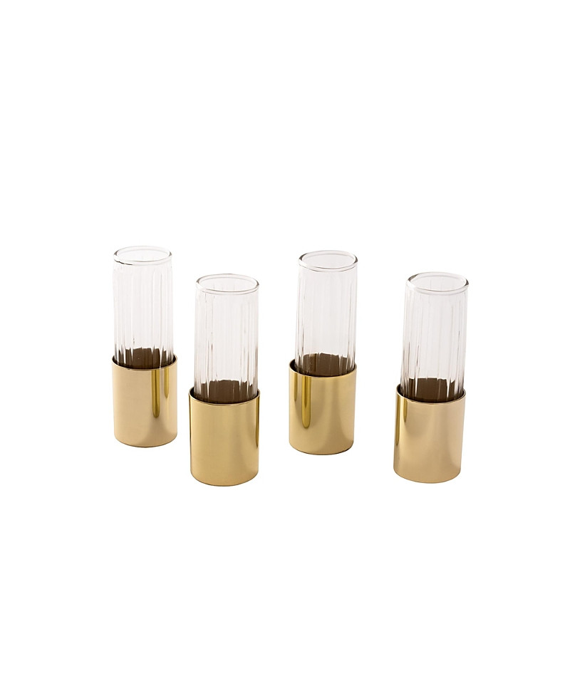 Fleck Fluted Glass Bud Vases - Set of 4 | Bloomingdale's (US)