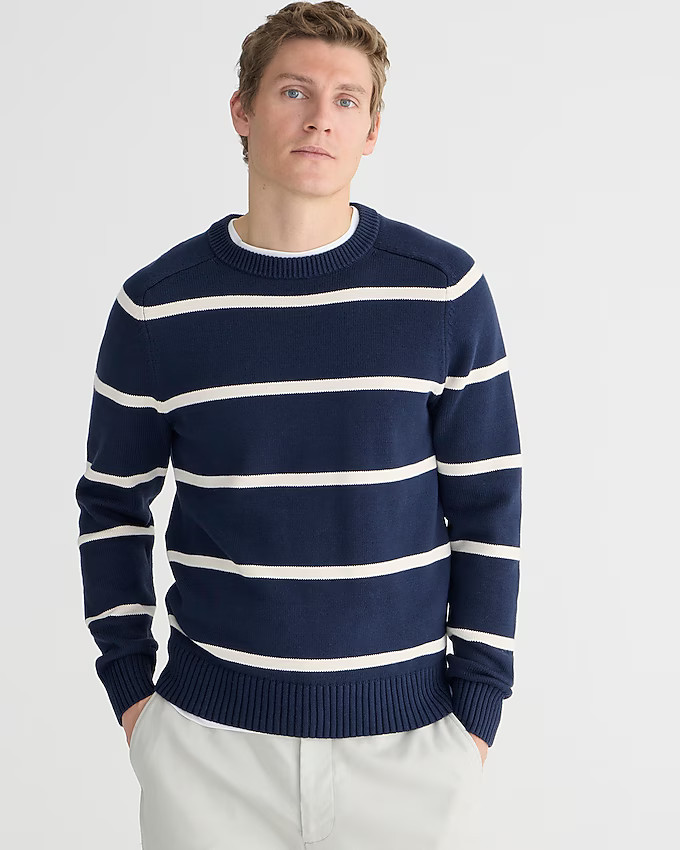 Heritage cotton crewneck sweater | J. Crew US