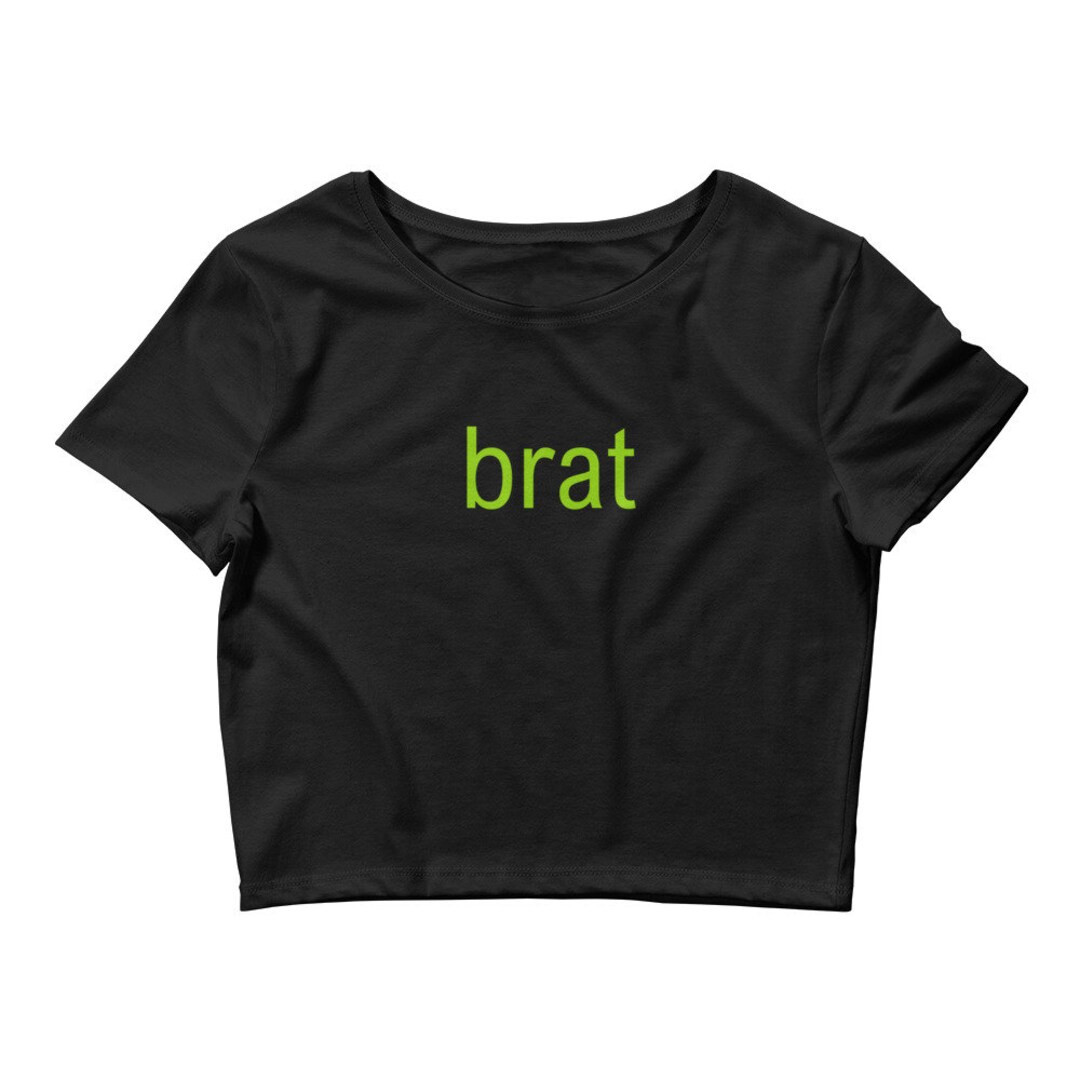 Brat Baby Fit Shirt Multiple Colors Crop Top Minimalist Design T Shirt - Etsy | Etsy (US)