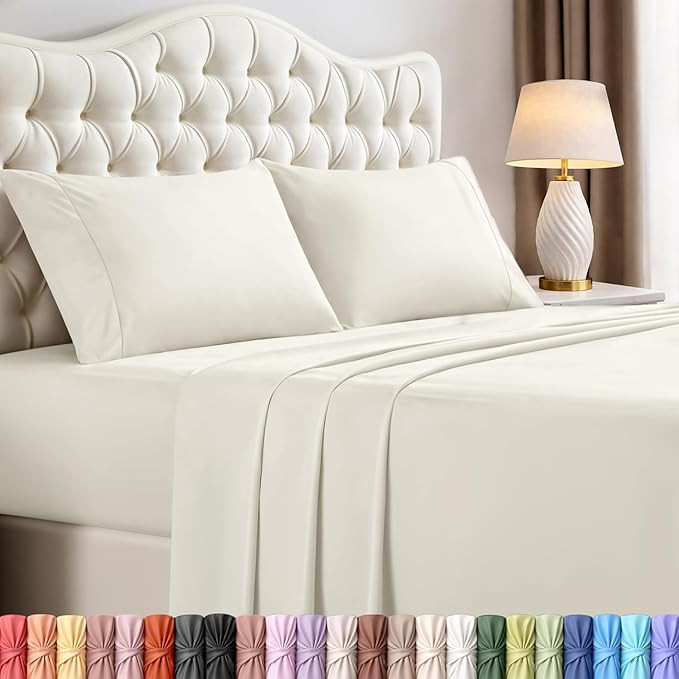 Utopia Bedding Queen Size Sheet Set – 4 Piece Bed Sheets, Soft and Breathable Microfiber, Inclu... | Amazon (US)