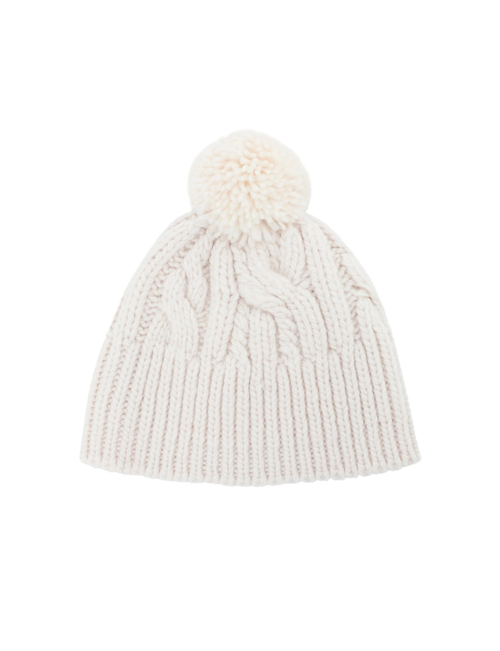 Knitwear-Cable Knit Beanie-Cream-ONE SIZE-Zimmermann | ZIMMERMANN (US, CA, EU, MENA)
