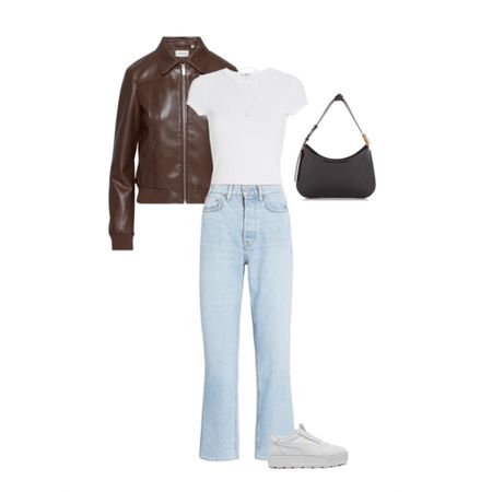 Leather jacket outfit 

#LTKstyletip #LTKitbag #LTKshoecrush