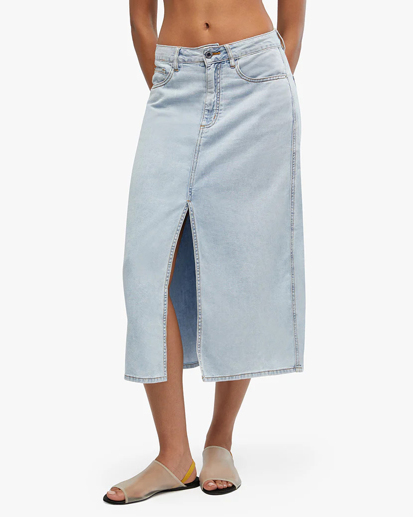 Denim Midi Skirt | We Wore What