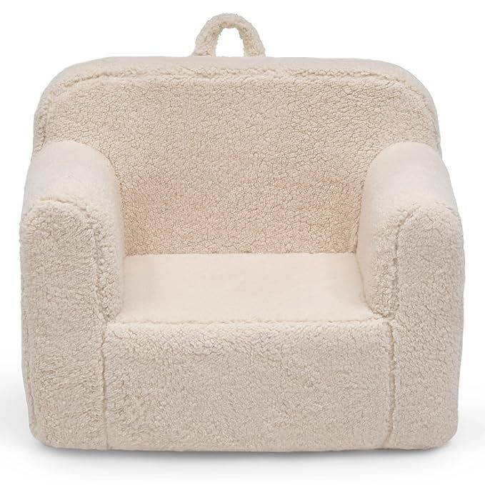 Delta Children Cozee Sherpa Chair, Cream | Amazon (US)