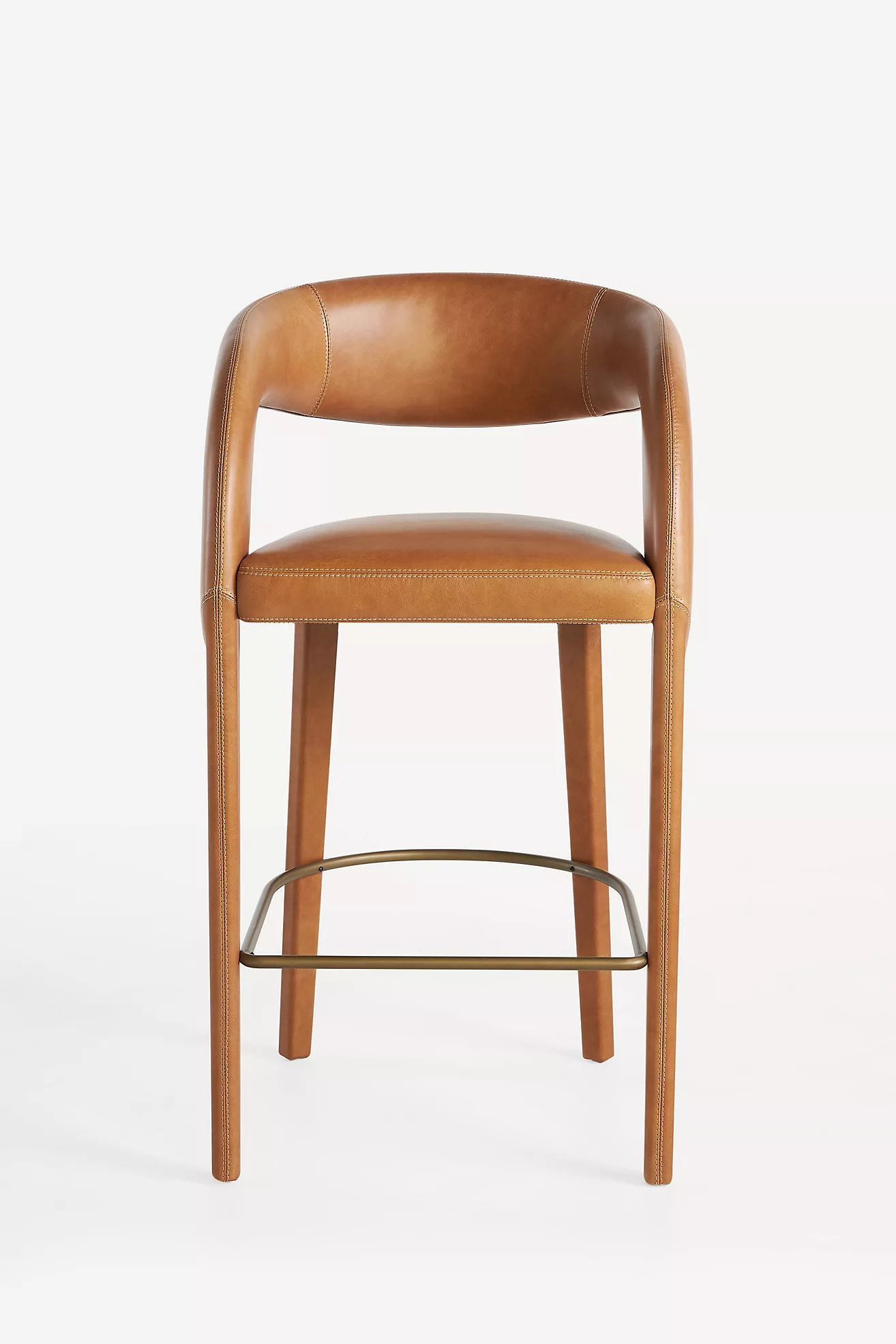Leather Hagen Counter Stool | Anthropologie (US)
