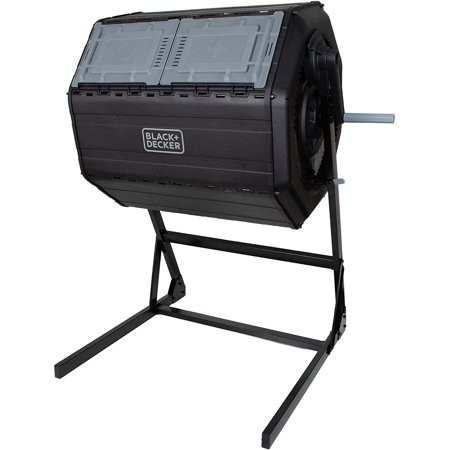 BLACK+DECKER 40 Gallon Dual Chamber Tumbler Composter (BDSTGA9701) | Walmart (US)