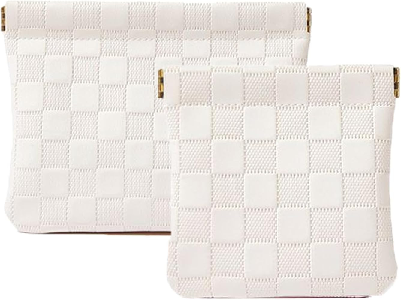 2 PCS Small Makeup Bag for Purse Waterproof Mini Cosmetic Bag for Coin Lipstick Jewelry Portable ... | Amazon (US)