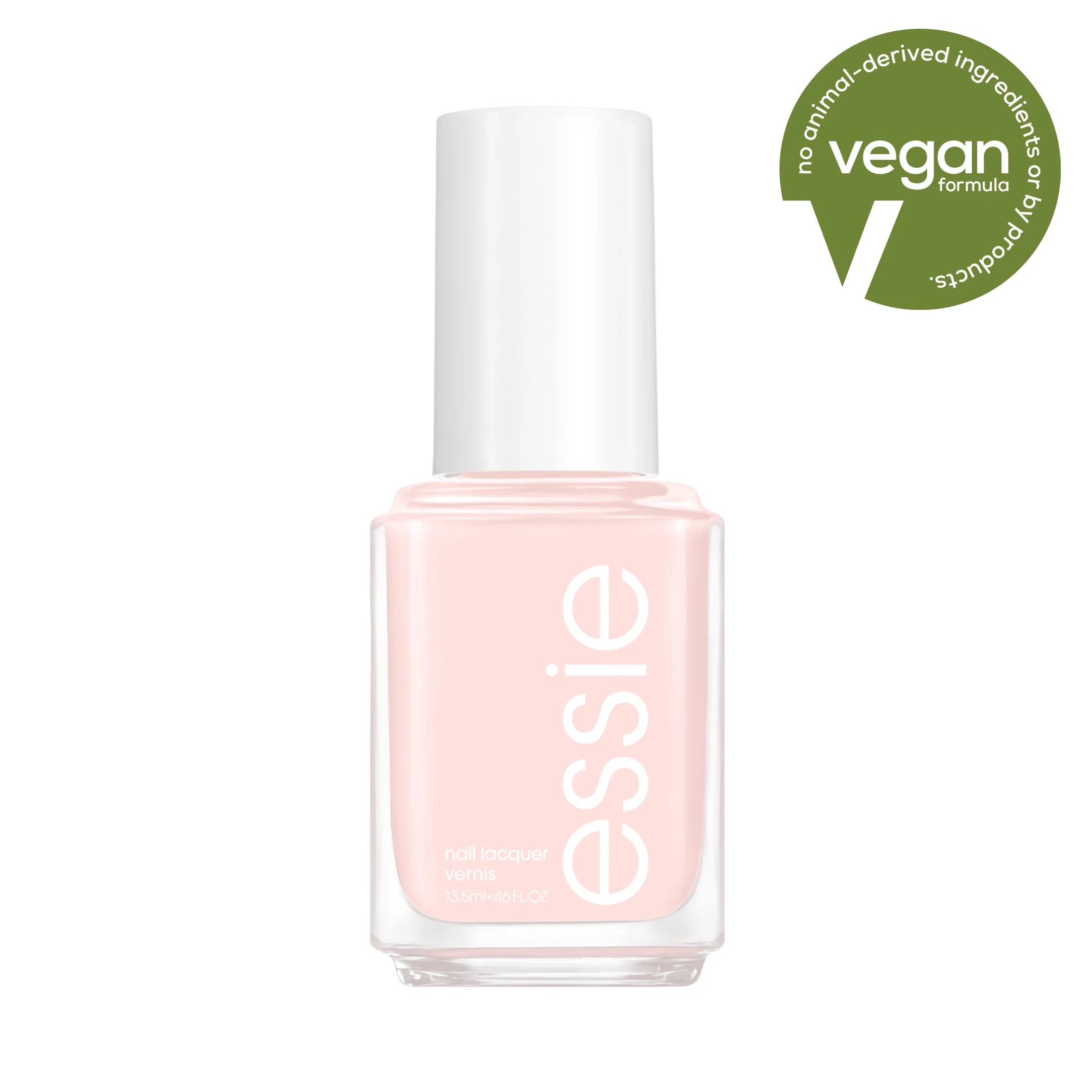 essie Salon Quality Vegan Nail Polish, Mademoiselle, Sheer Pale Pink, 0.46 fl oz Bottle | Walmart (US)