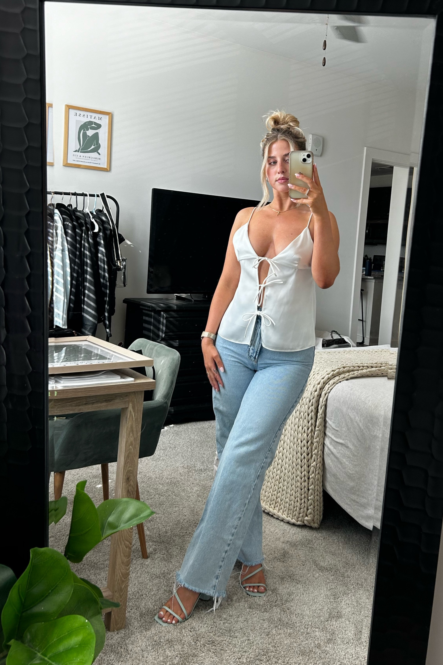 Zara top - linked similar! 

#LTKparties