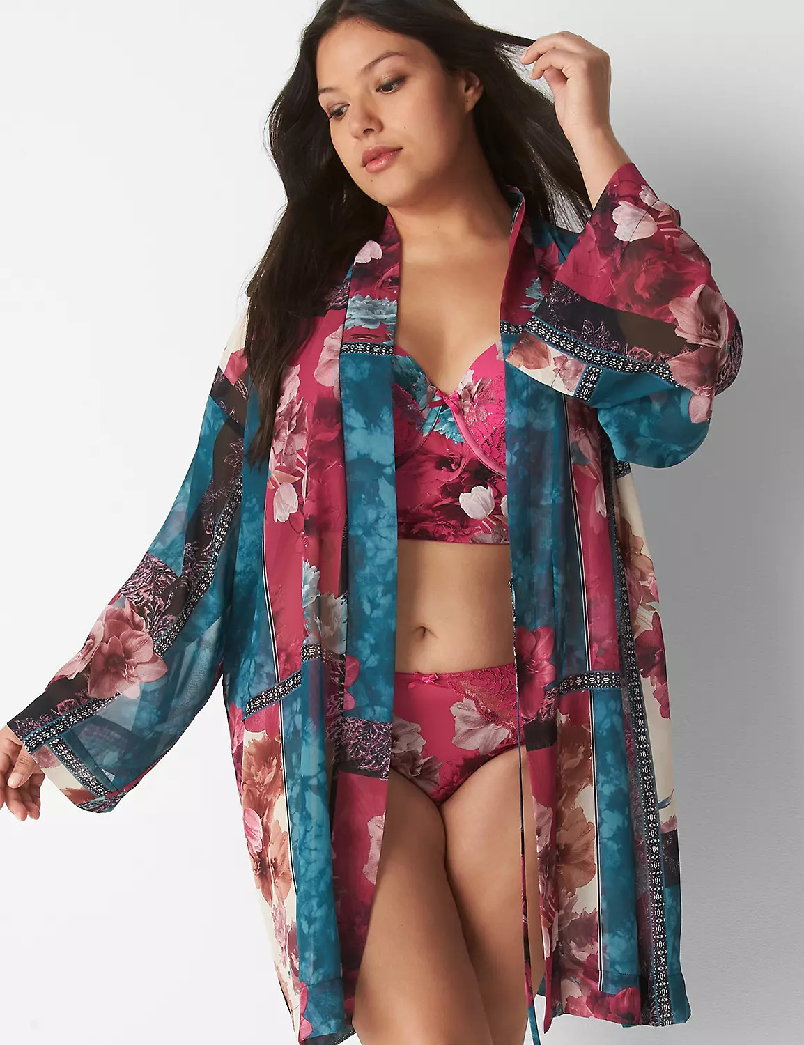 Chiffon Kimono Robe | LaneBryant | Lane Bryant (US)