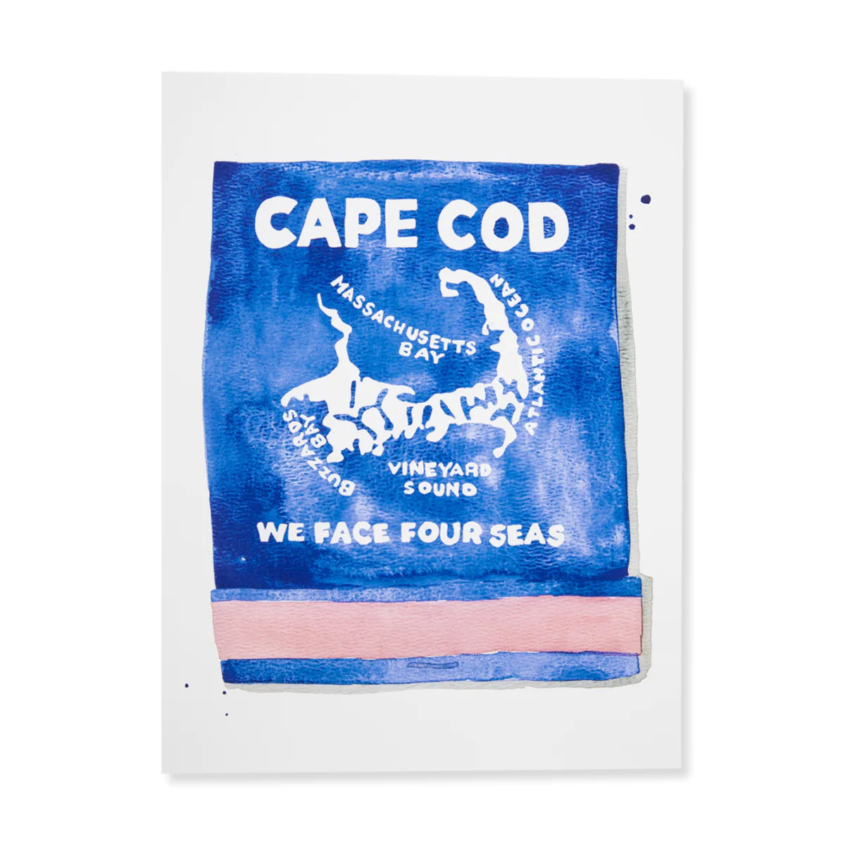Furbish Studio - Cape Cod Matchbook Watercolor Print | Furbish Studio