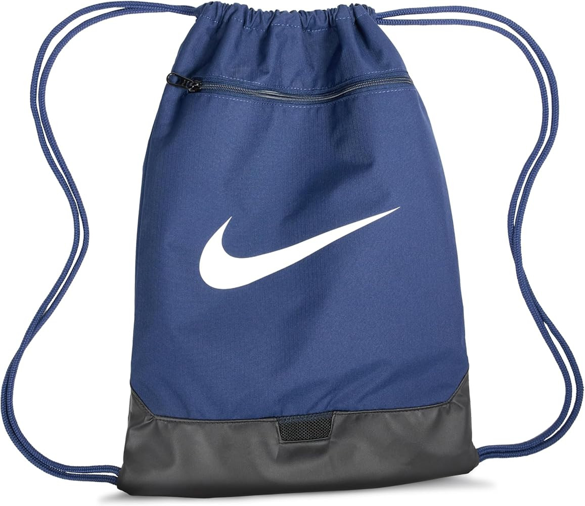 Amazon.com | Nike Unisex Brasilia 9.5 Training Gym Sack (18L), Iron Grey/Black/White, MISC | Draw... | Amazon (US)