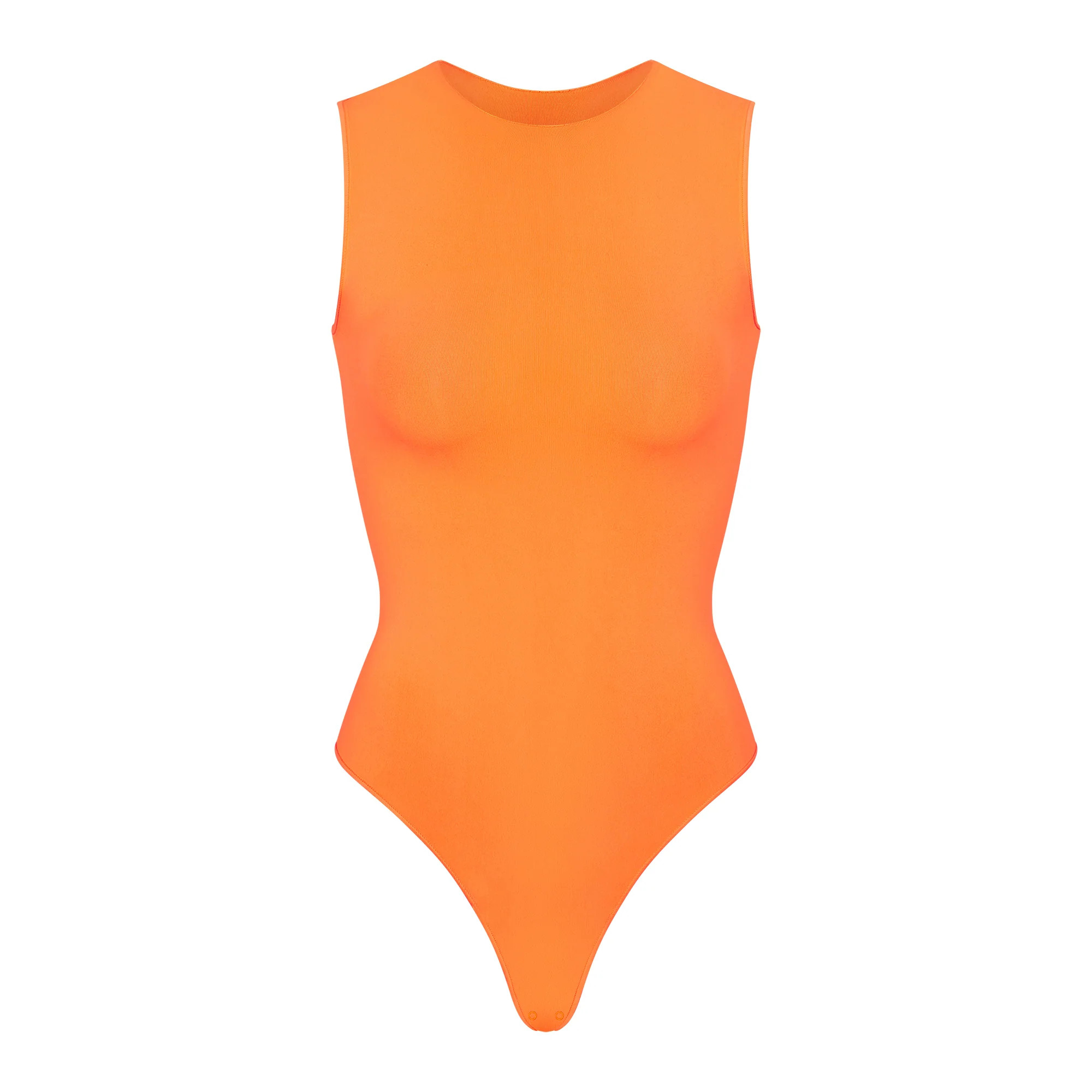 ESSENTIAL CREW NECK SLEEVELESS BODYSUIT | SKIMS (US)