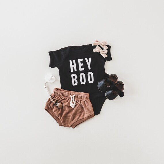 Hey Boo Baby Bodysuit • Matching Family Halloween Outfits • Baby's First Halloween • Mommy ... | Etsy (US)