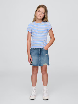 Kids High Rise Denim Skirt | Gap (US)