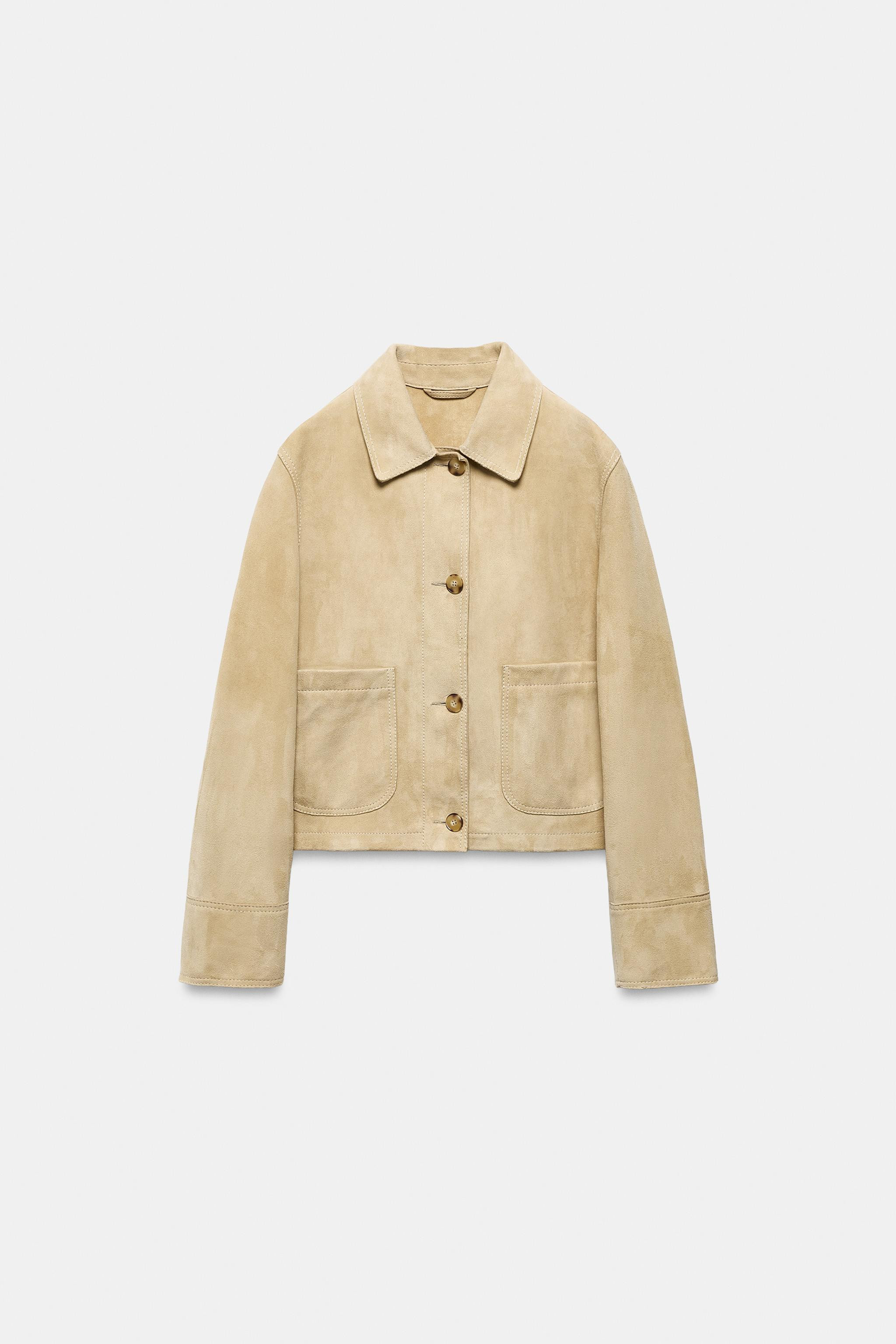 ZW COLLECTION LIMITED EDITION 100% SUEDE JACKET | Zara US