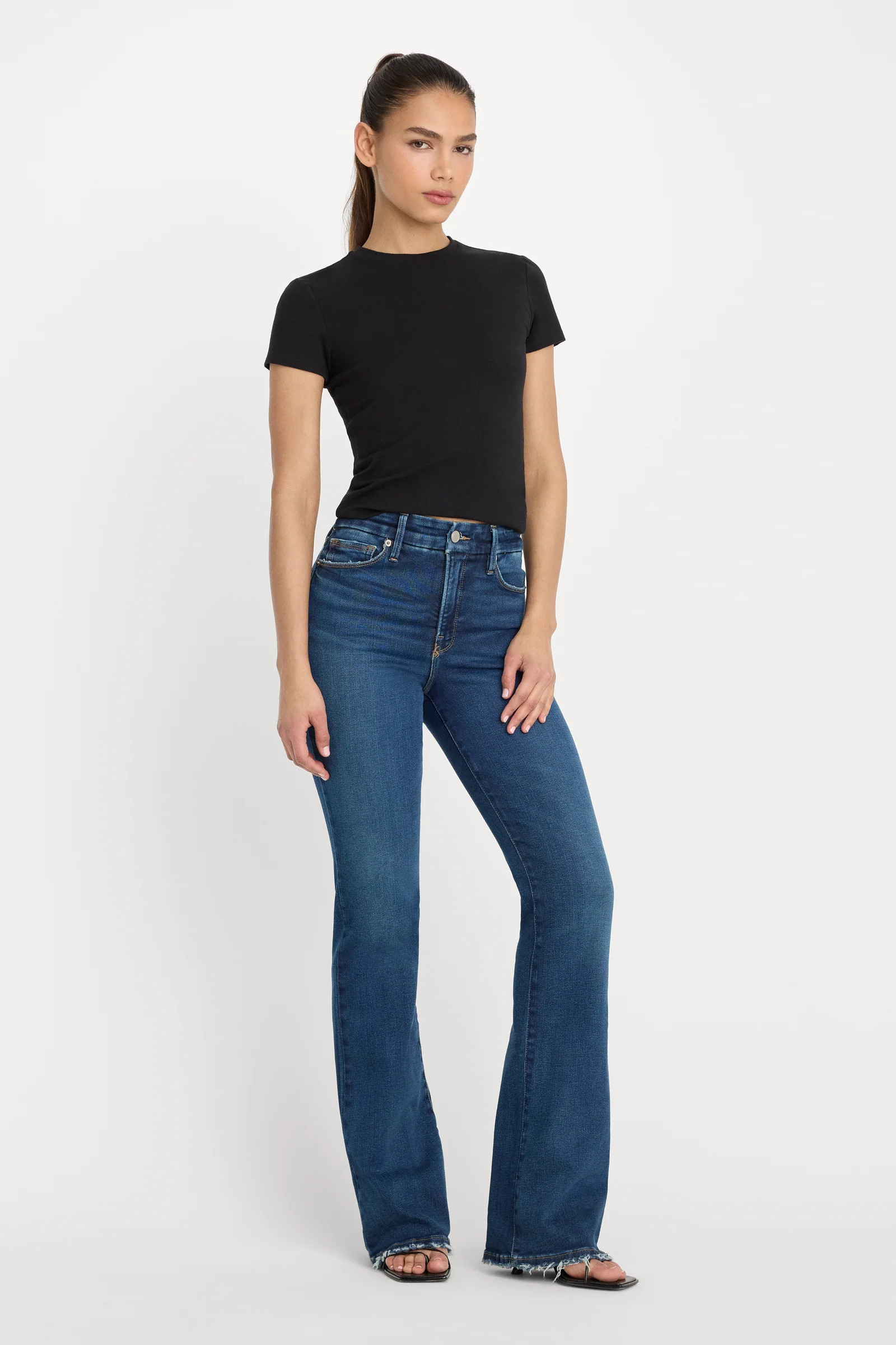 SOFT TECH GOOD CLASSIC BOOTCUT JEANS | INDIGO511 | Good American