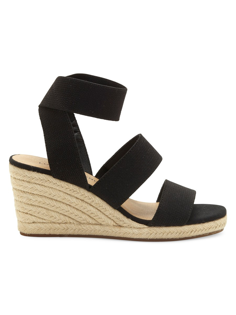 Lucky Brand Women's Mindara Wedge Espadrilles - Black - Size 8 | Saks Fifth Avenue OFF 5TH