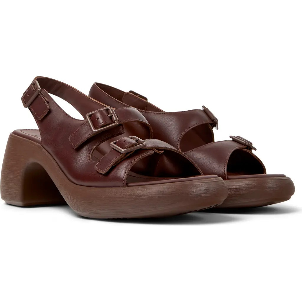 Camper Thelma Slingback Sandal in Medium Brown at Nordstrom, Size 39 | Nordstrom