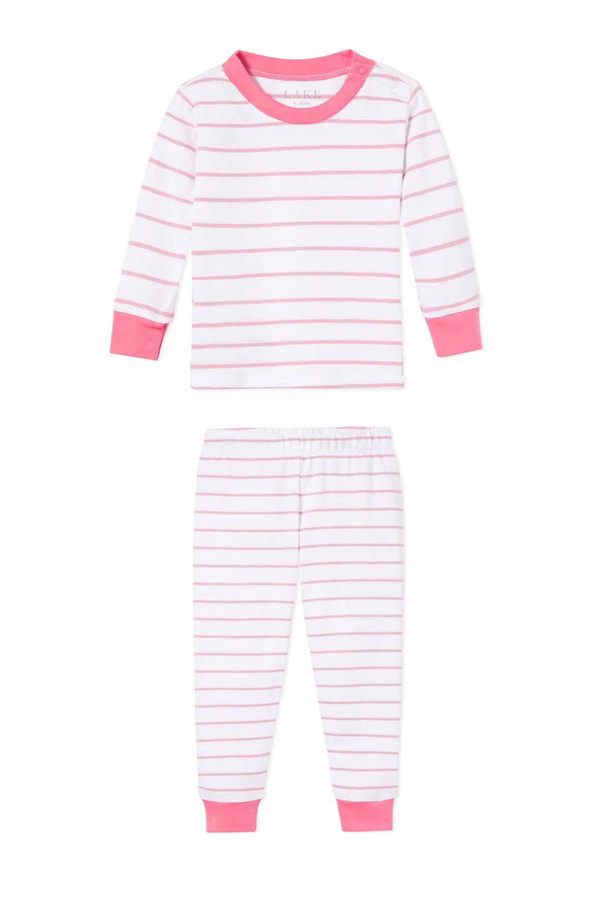 Baby Long-Long Set in Rose | LAKE Pajamas