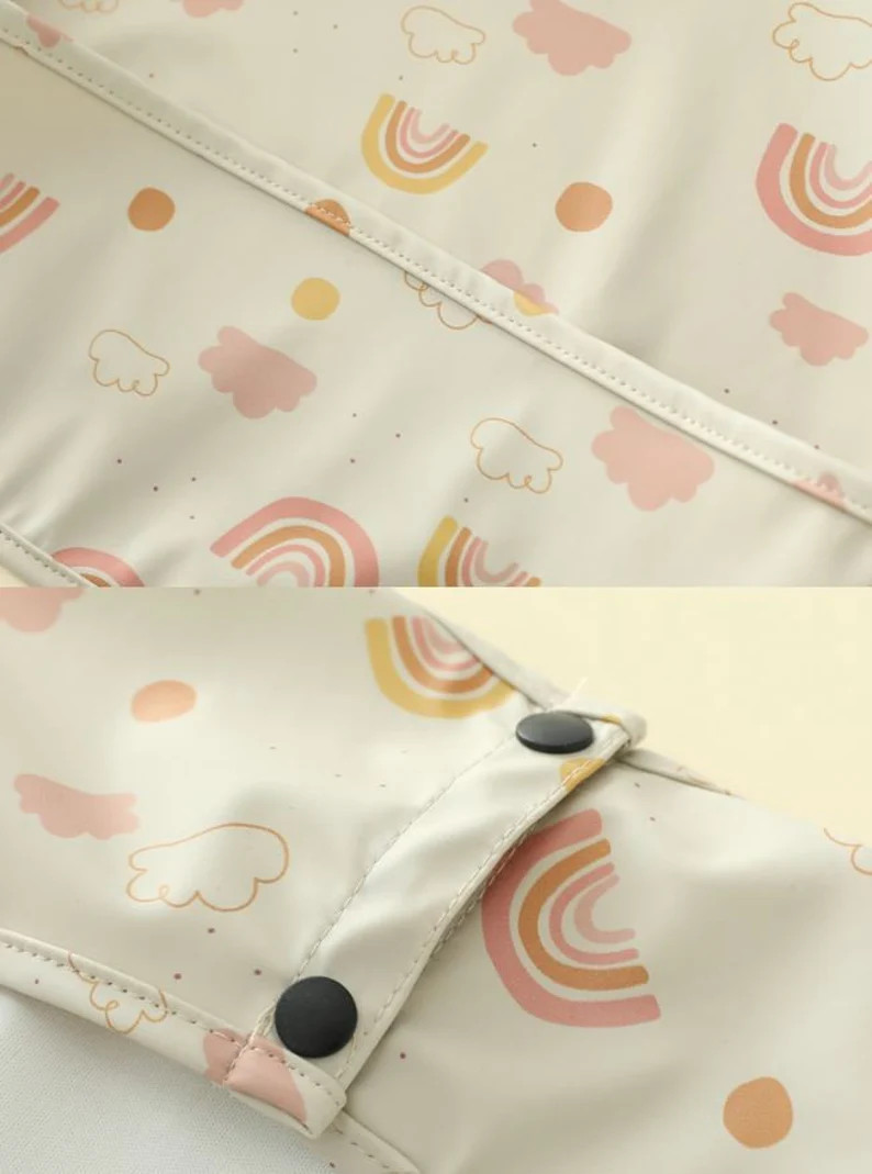 Little Artist Kid's Art Minimalist Style Kids Art Apron Smock Dinosaur Cat Rainbow Print Kids Art... | Etsy (US)