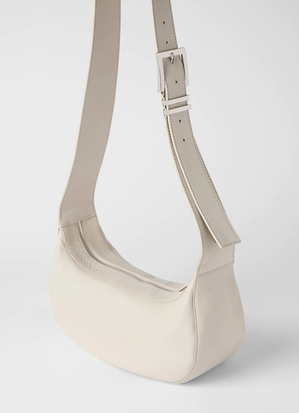 Cream Leather Sling Bag | Mint Velvet