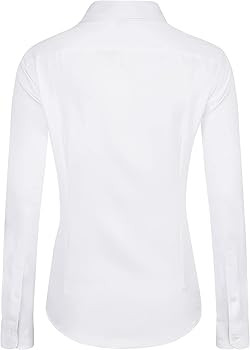 J.VER Womens Dress Shirts Long Sleeve Button Down Shirt Wrinkle-Free Business Casual Blouse Offic... | Amazon (US)