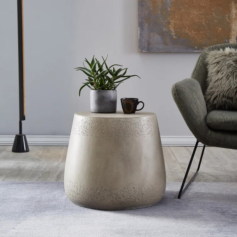 Concrete Top End Table | Wayfair North America