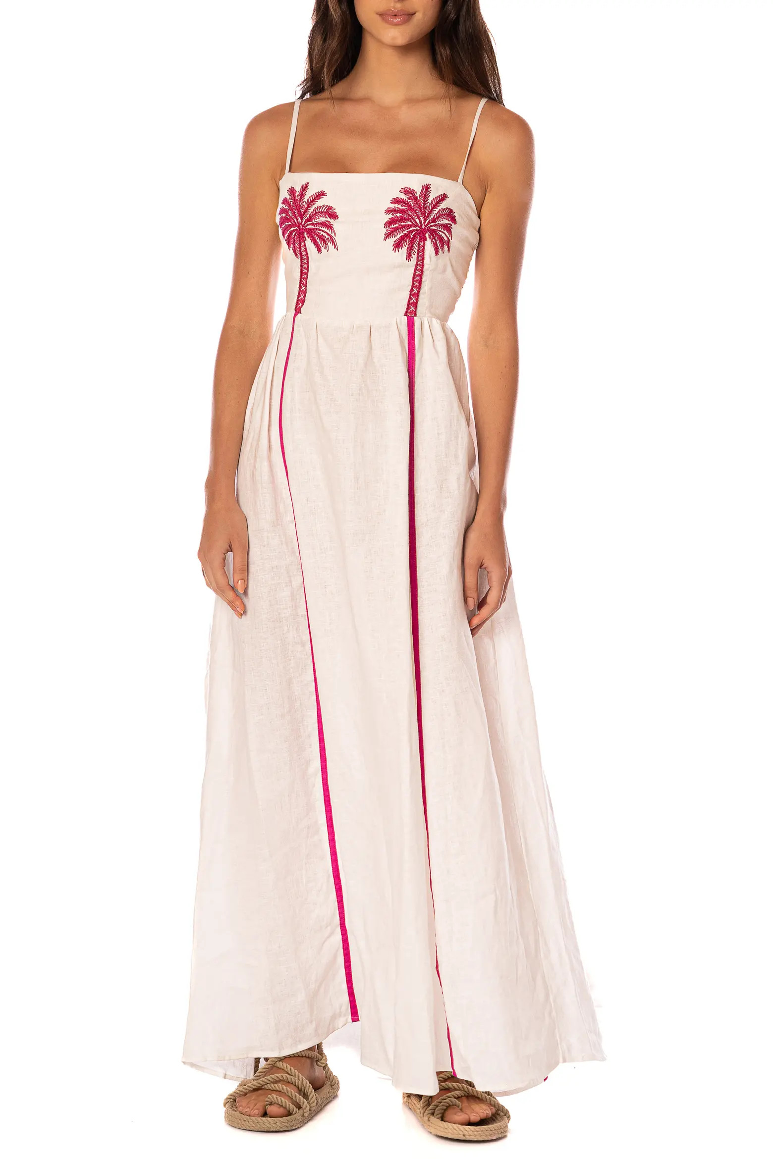 Ela Tropical Haven Linen Cover-Up Maxi Dress (Women) | Nordstrom | Nordstrom