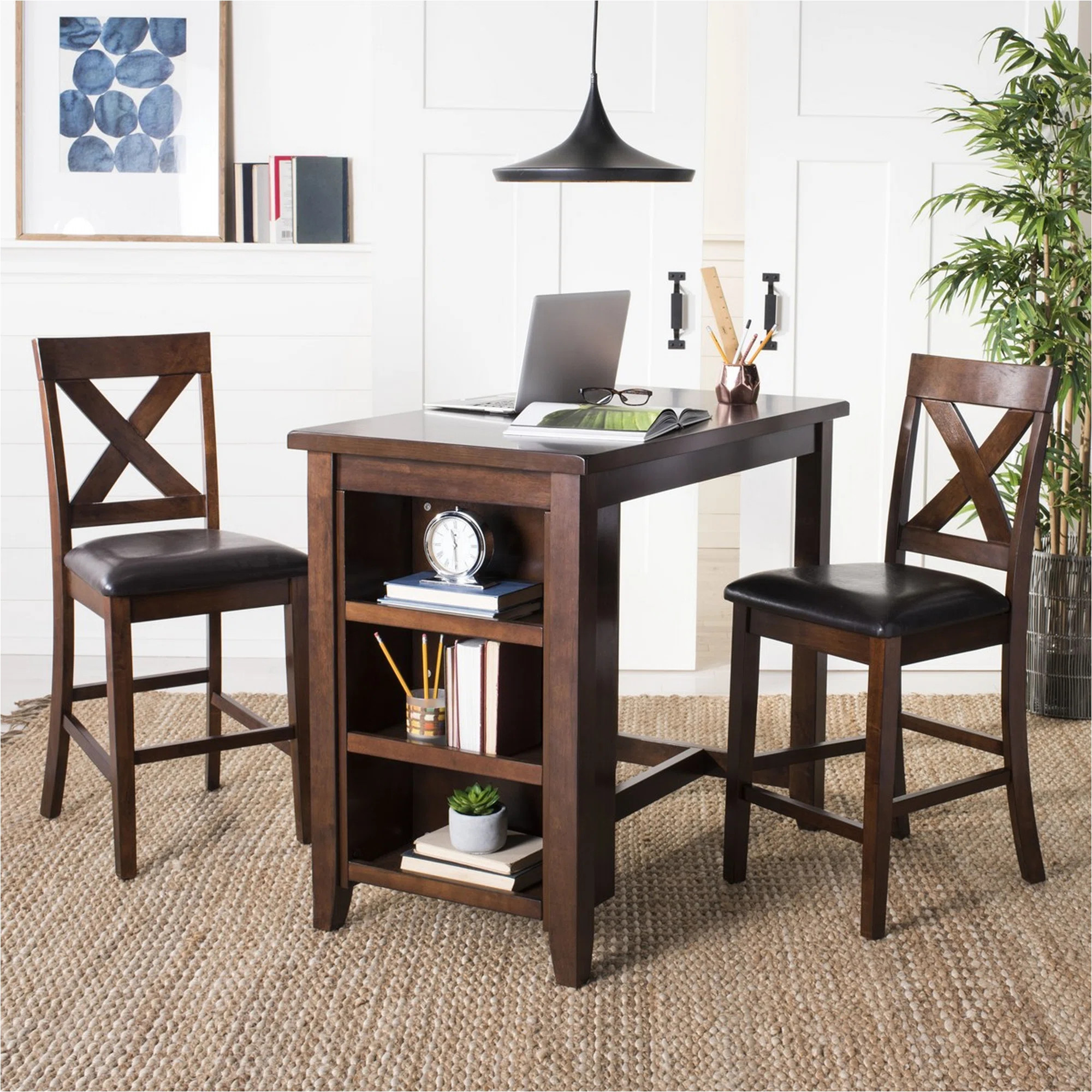 Donegal 2 - Person Solid Wood Solid Wood Top Four Leg Dining Set | Wayfair North America