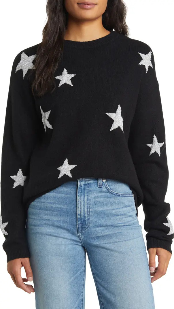 Caslon® Scattered Star Sweater | Nordstrom | Nordstrom