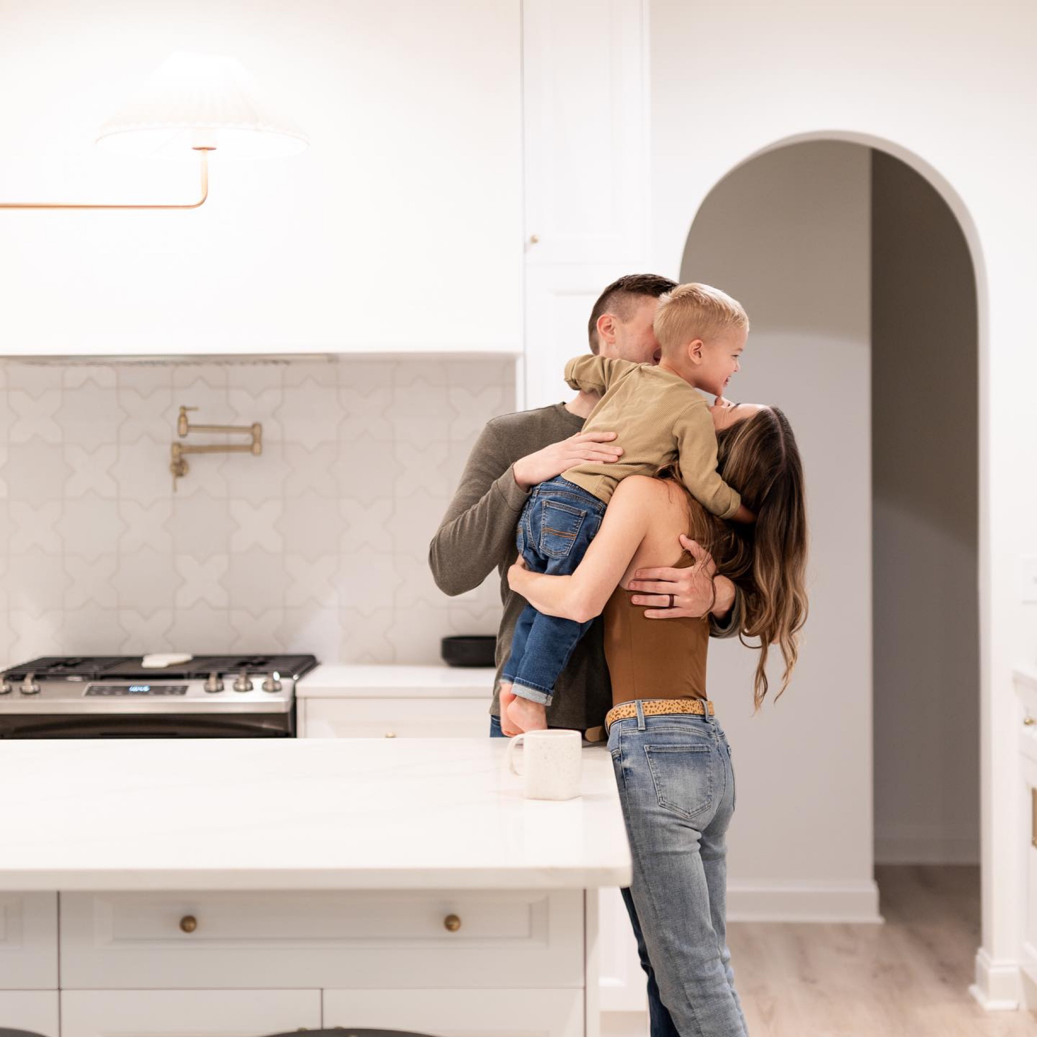 A kitchen full of love 🥰

The kitchen still needs some color and pattern mixed in, but we have the perfect clean, white slate to work with over time!