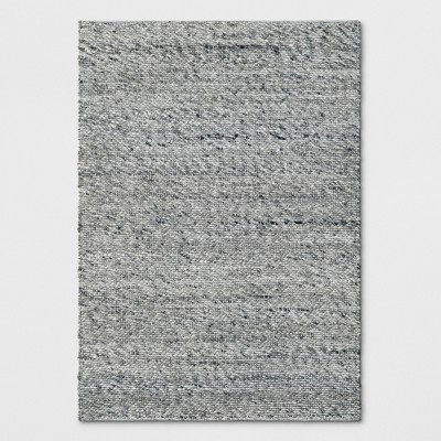 Chunky Knit Wool Woven Rug, Gray Rug, Grey Rug, Grey Area Rug | Target