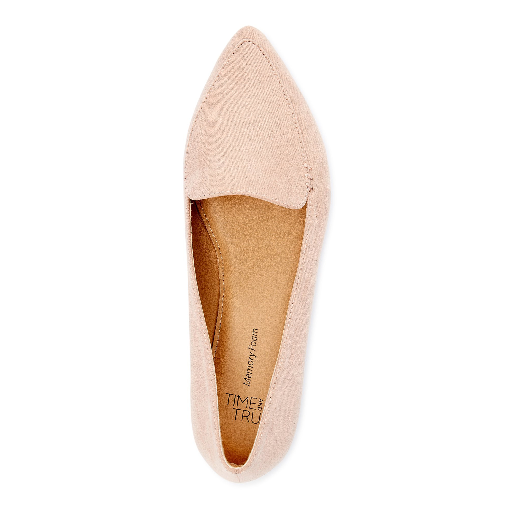 Time and Tru Women's Feather Flats, Wide Width Available | Walmart (US)