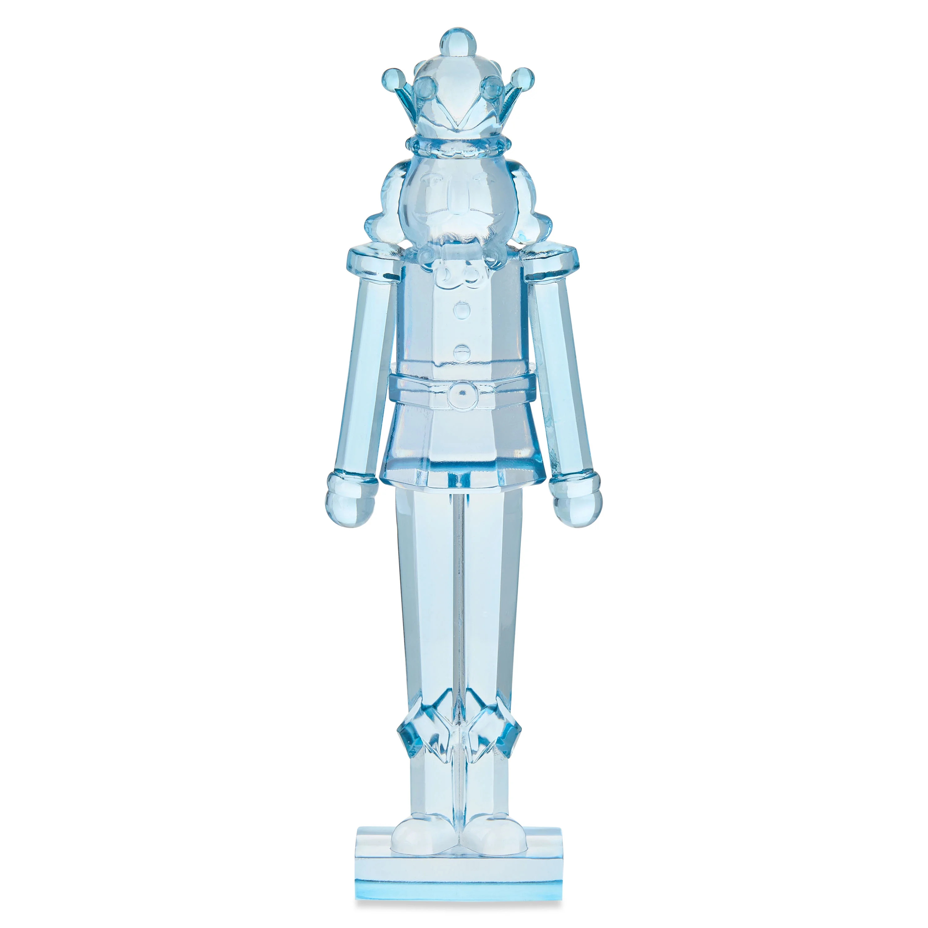 Transparent Decorative Nutcracker, Blue, 7.25", by Holiday Time | Walmart (US)