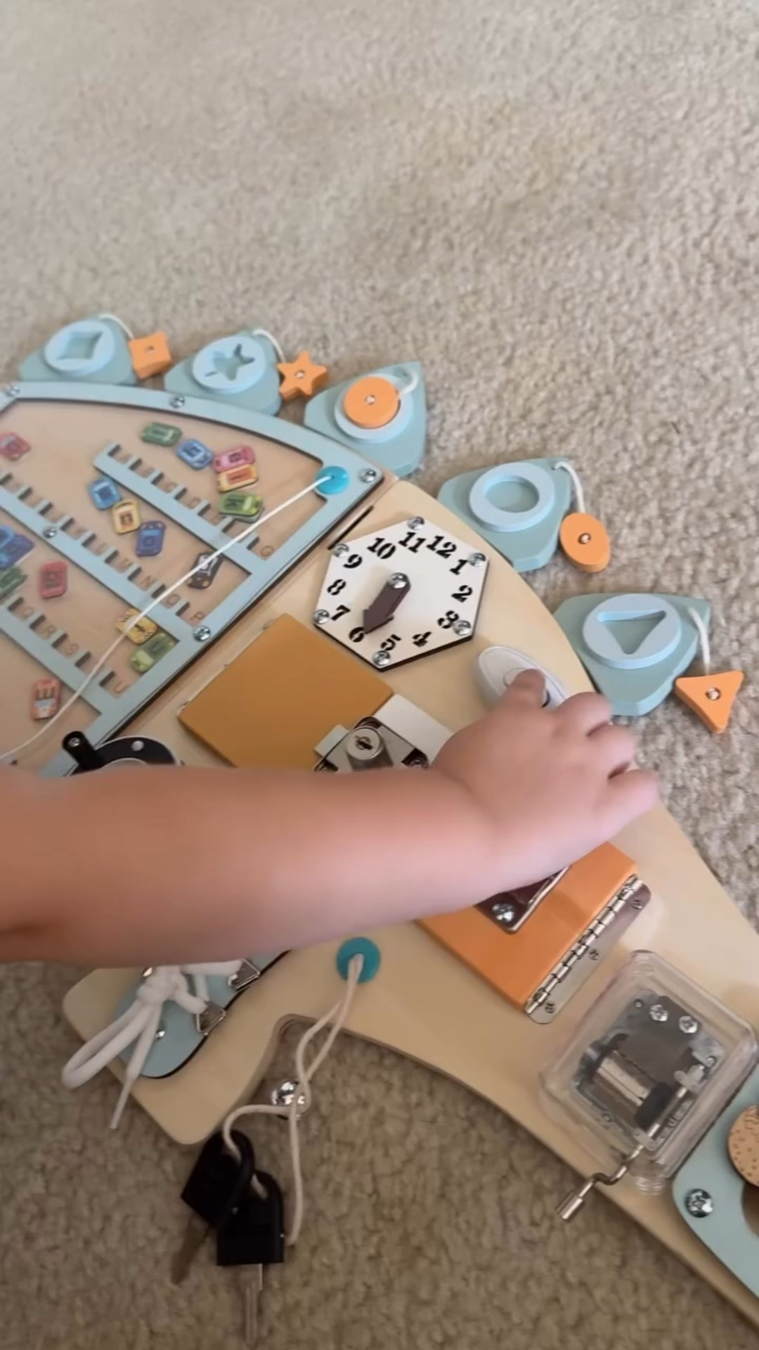 Our busy board just arrived, and we’re obsessed! Can’t wait to hang it up and dive into hours of hands-on fun and learning!

@gtalecogear 

#BusyBoard #ToddlerActivities #MontessoriAtHome #SensoryPlay #LearningThroughPlay #KidsRoomDecor #HandsOnLearning #EarlyChildhoodDevelopment #EducationalToys #PlayroomInspo #ToddlerFun #FineMotorSkills #WallMountedToys

#LTKFamily #LTKBaby #LTKKids