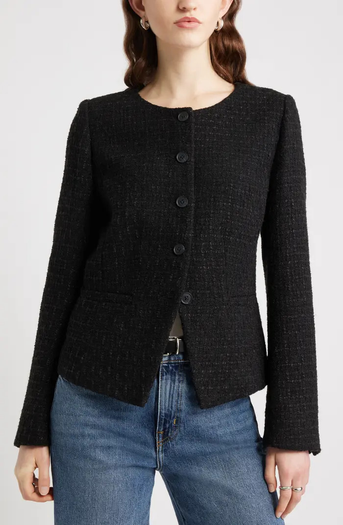 Cutaway Tweed Jacket | Nordstrom