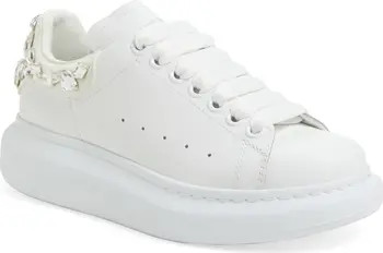 Oversized Crystal Embellished Sneaker (Women) | Nordstrom