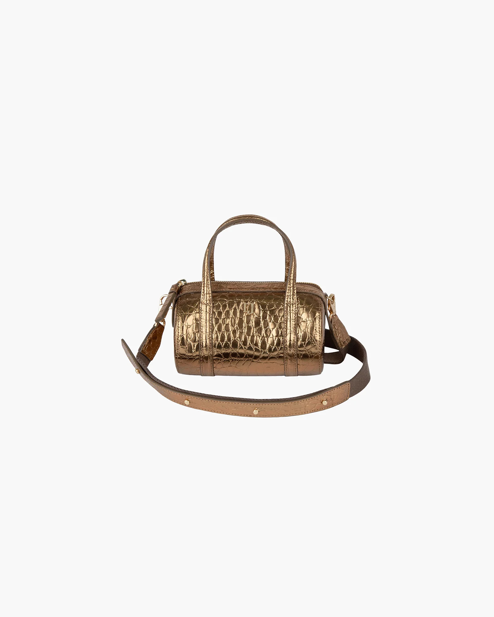 Mini Duffel Leather Crossbody Bag | Eric Javits