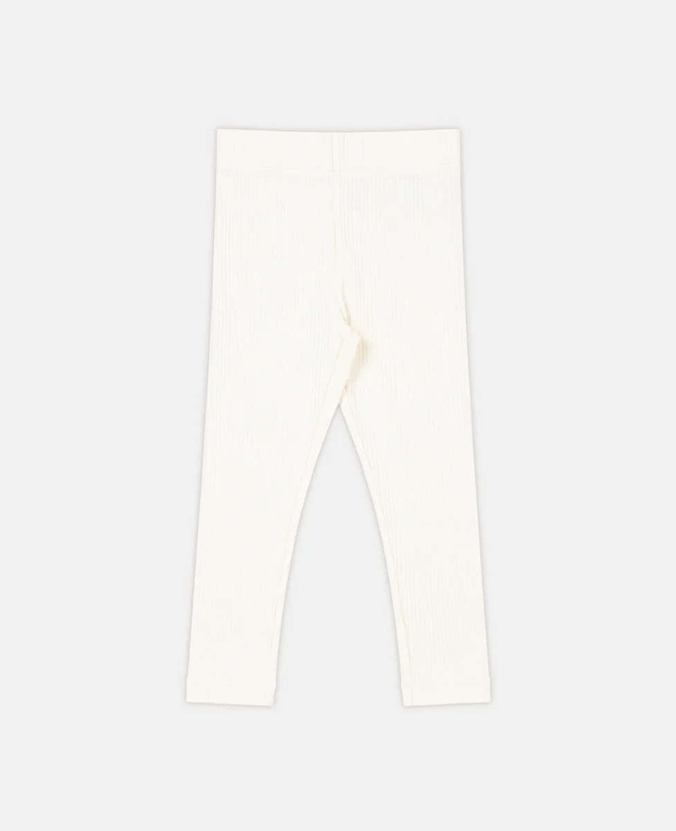 Rib Knit Leggings - Vanilla | Petite Revery