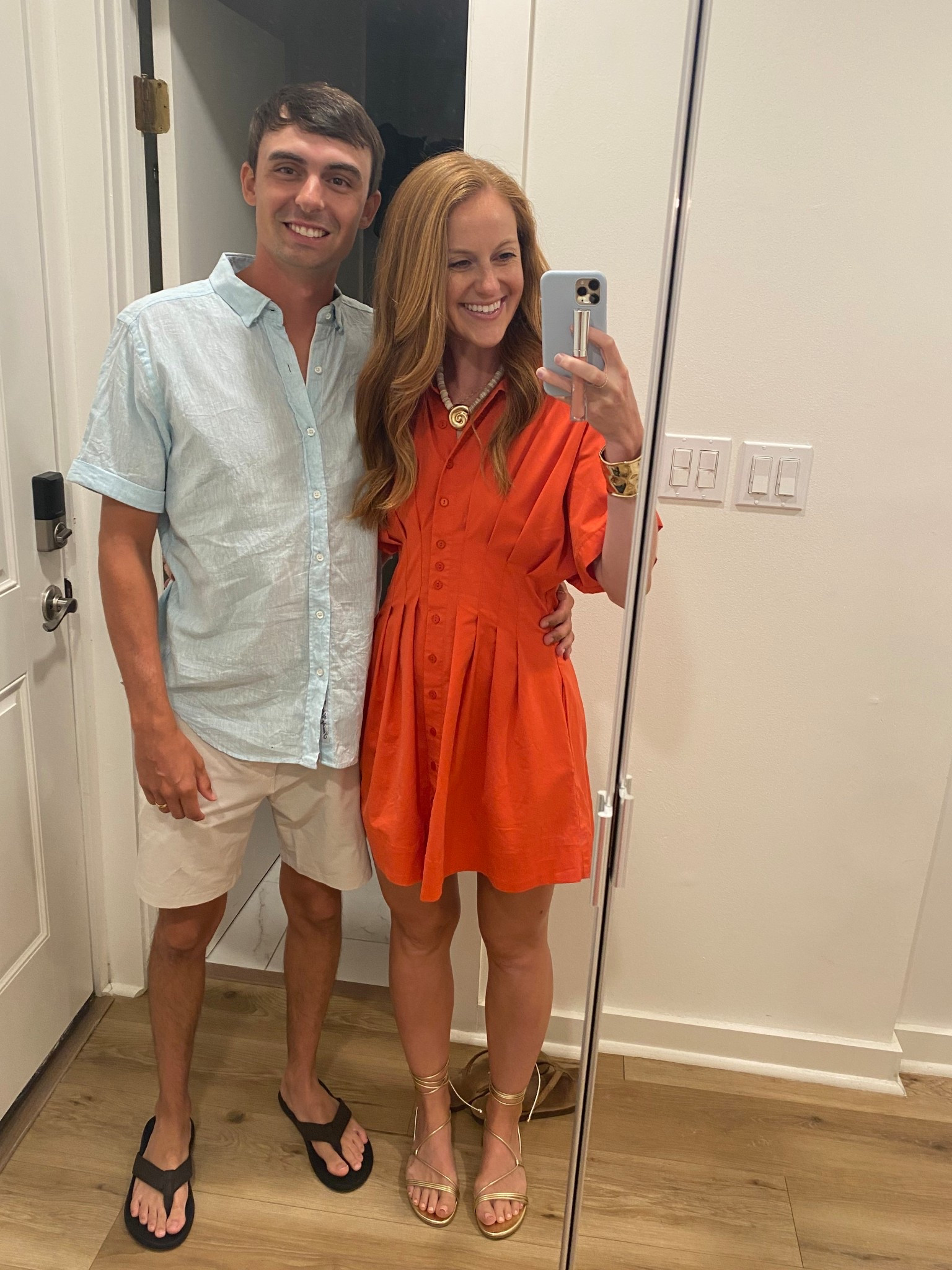 Pre-dinner selfie at the beach! Wearing a size small in this cutie anthro mini dress 💃🏼

#LTKSeasonal #LTKTravel #LTKSummerEdit