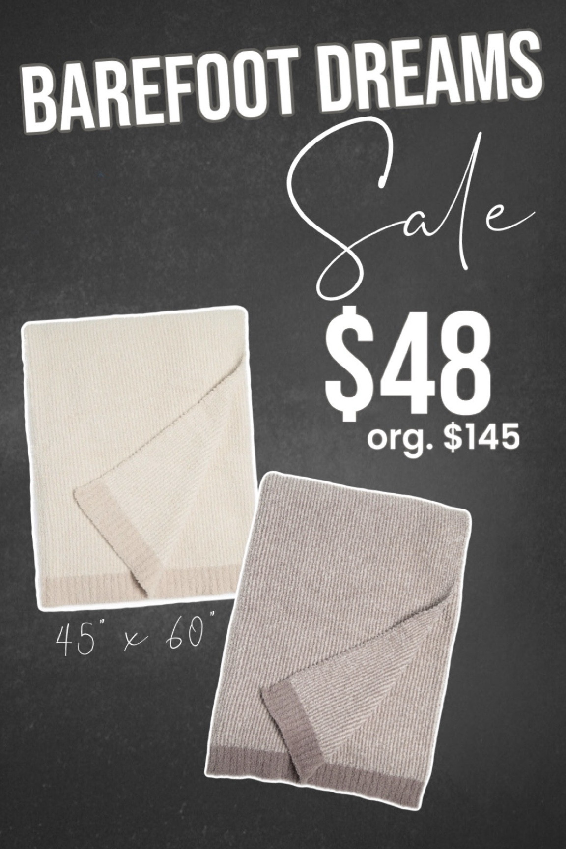 barefoot dreams blanket on sale for ONLY $48!!!

#LTKCyberWeek #LTKFindsUnder50 #LTKSaleAlert