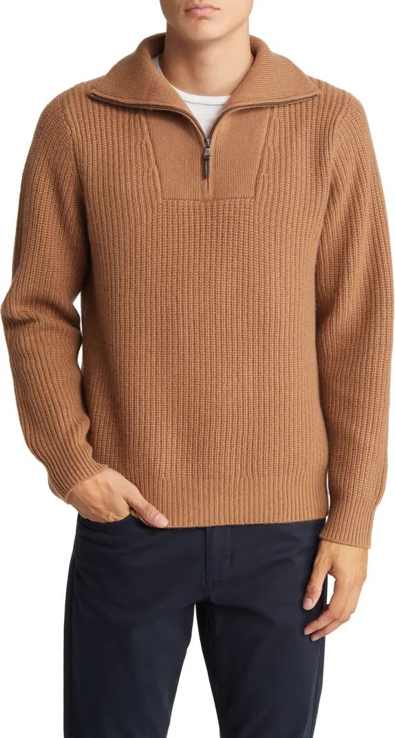 Men's Wool & Cashmere Half Zip Pullover | Nordstrom